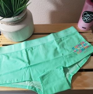 NWT PINK LOGO BOY SHORT
